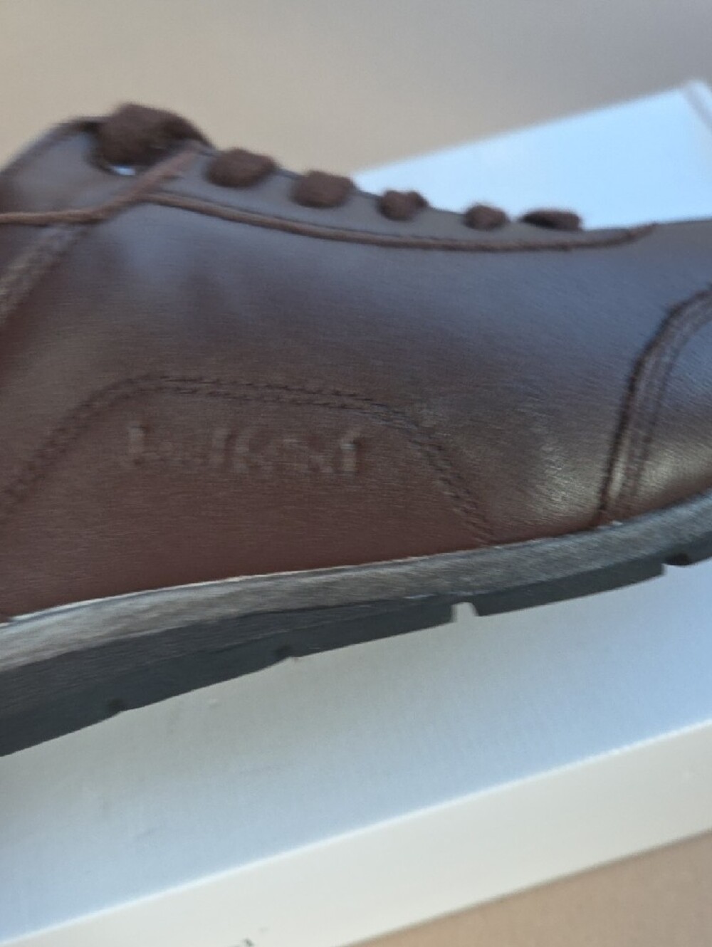Josef Seibel Size 7 Men's Dark Brown Leather Lace-Up Sneaker NEW - Picture 4 of 9